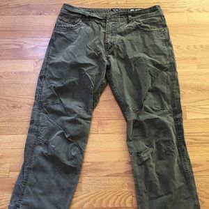 Men’s Kuhl Revolver (Revolvr) Adventure/Hiking Pants 36x28. Olive